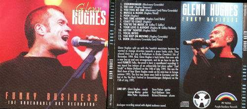 Deep Purple Glenn Hughes Funky B. Belgica 95 Europeo Cerrado