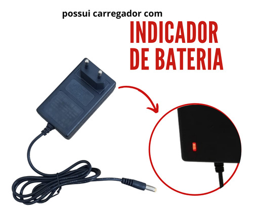 Motosserra A Bateria Importway 18v Guia De 12 Com Maleta