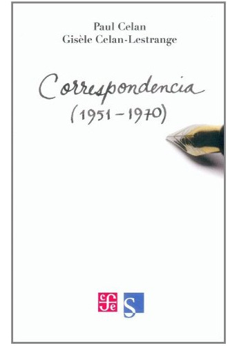Libro Correspondencia [1951-1970] (tezontle) - Celan Paul /