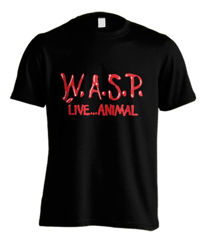 Remera W.a.s.p. #02 Rock Artesanal Planta Nuclear