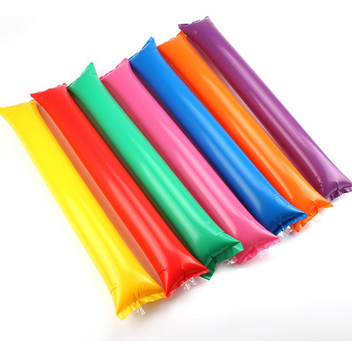 Pack 50 Clapper Inflable De Cotillón Para Fiesta O Estadio