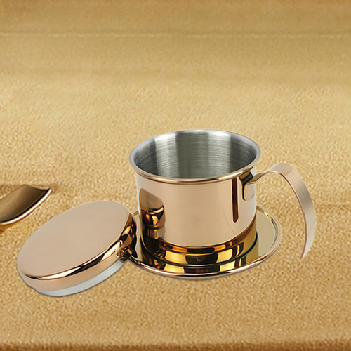 Vietnam Coffee Dripper Cafeteira Para Café Office Dourado