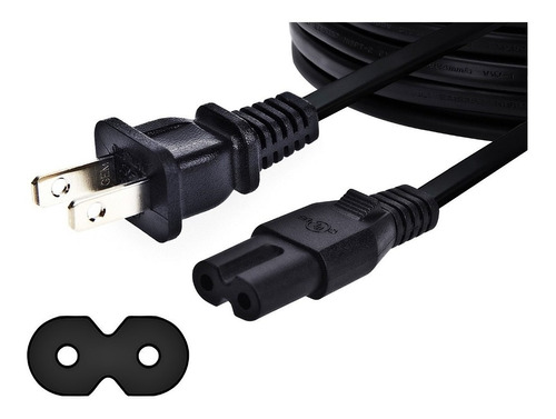 Cable De Poder Compatible Con Ps4 Ps3 Ps2 Xbox One S 