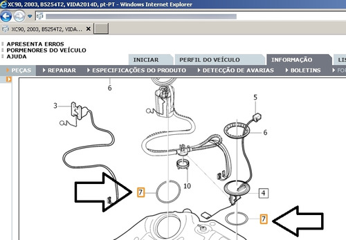 Anel Bomba Combustível Tanque Volvo S60 Xc70 Xc90 9141498