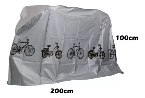 Cobertor Para Bicicleta Impermeable Funda Ciclismo Moto Lluvia - Gris -  Promart
