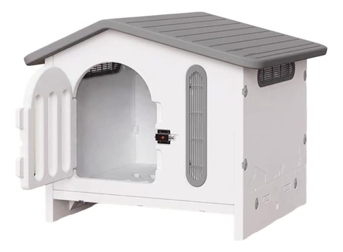 Casa Para Perro Chico 100 Impermeable Y Térmica  Con Puerta 