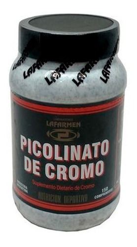 Picolinato De Cromo X 150 Comprimidos Lafarmen Sabor Neutro