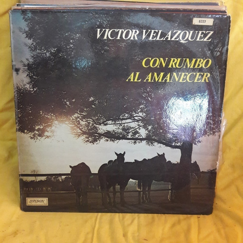 Vinilo Victor Velazquez Con Rumbo Al Amanecer F2