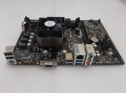 Mother Asrock Am1b-m Am1 Amd Sata 3 Usb 3.0 Negro (Usado)