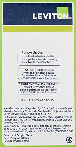 Cargador Usb Leviton T5832-hgw De 20 Amperios Para Uso Hospi