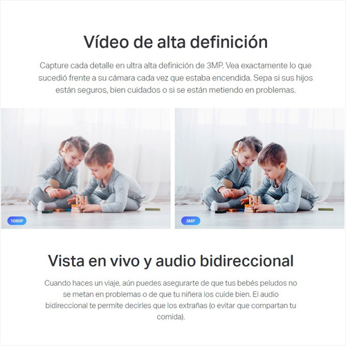 Cámara Robótica Día/noche Alarma 3mp Audio Tp-link Tapo C210