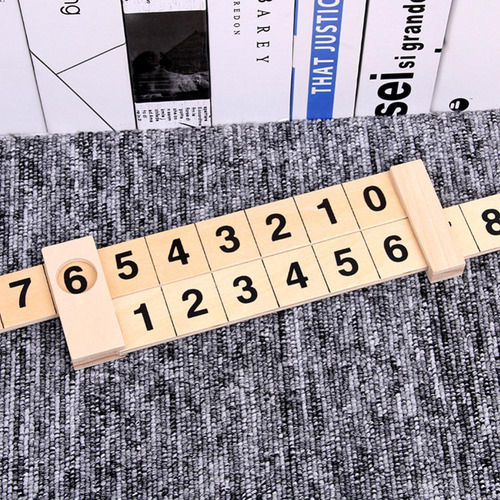 Aritmética Matemática De Madeira Aprendizagem De Adição