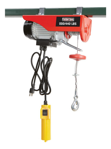 Winche O Polipasto Electrico 220 Kg 440 Lbs Ironton S/tienda