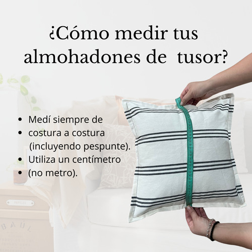 Almohadones Decorativos Tusor Set De 6 Varias Combinaciones Tusor F- 9. 12. 12. 14. 15. 15