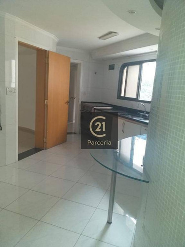 Apartamento Com 4 Dormitórios 2 Suites Para Alugar, 170 M² Por R$ 5.000- Moema - São Paulo/sp - Ap16272