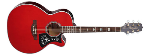 Takamine Guitarra Acustica Electrica 6 Cuerda Diestro Rojo