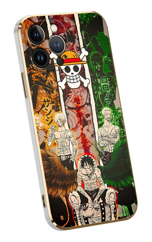 Funda Protectora Adecuada Para iPhone One Piece B092