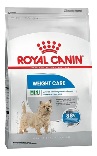 Royal Canin Mini Weight Care 3kg Caba Nuska Mascotas