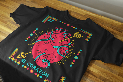 Playera La Lotería Mexicana, El Corazón