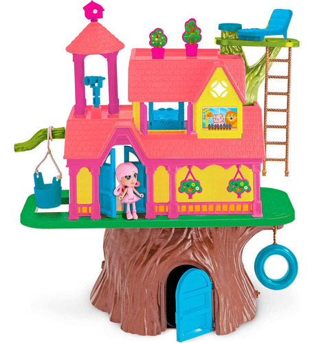 Brinquedo Infantil Casa Casinha Castelo Na  Arvore Encantada