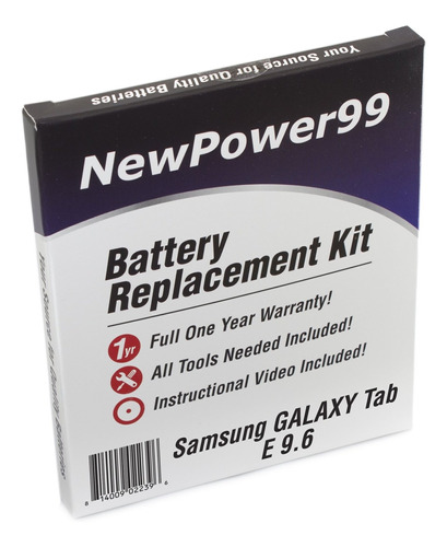 Bateria Tablet Para Samsung Tab E 9.6 Con Video Installation