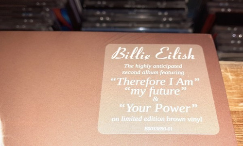 Imagen 4 de 4 de Billie Eilish Happier Than Ever Vinilo Doble Marrón Limitado