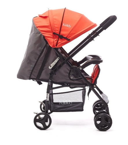 Imagen 5 de 5 de Cochecito Bebé Kiddy Go Manija Rebatible Reclina Totalmente