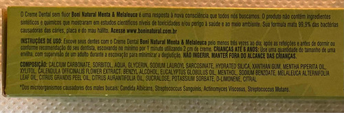 Imagen 10 de 10 de Pasta De Dientes Orgánica Sin Flúor Crema Dental Vegana