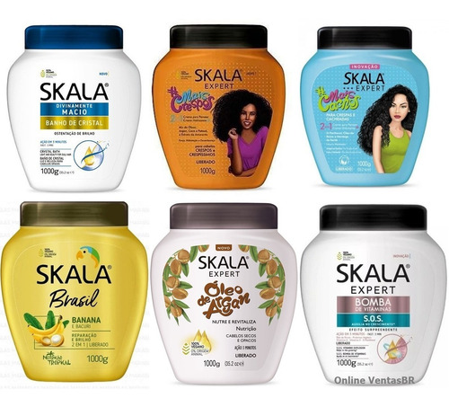 Crema Skala Kit 6 Combo Productos Skala Brasil Black Friday