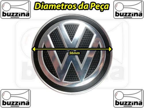 4 Carlota Tampinha Centro Roda Vw Gol G6 Fox Voyage Emblema
