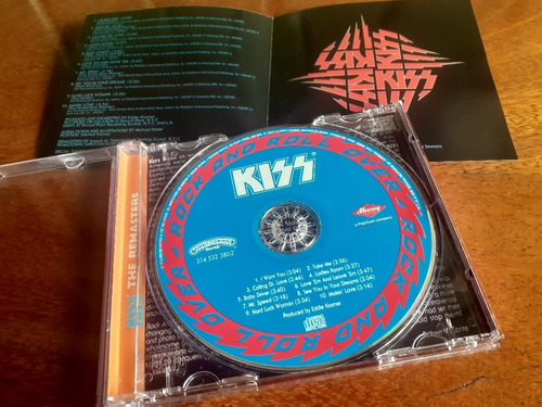 Cd Kiss - Rock And Roll Over - The Remasters 1997 - U.s.a.