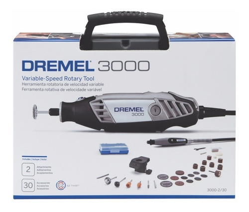 Dremel 3000 Multipro 30 Accesorios  2 Aditamentos 