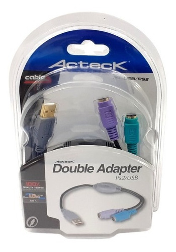 Cable Adaptador Usb A Ps2 Minidin Acteck Mouse Teclado