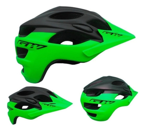 Casco De Ciclismo Gw Gw-015 Verde