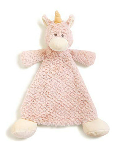 Demdaco Wendy Unicorn Rosa Niño De Felpa Rattle Blankie