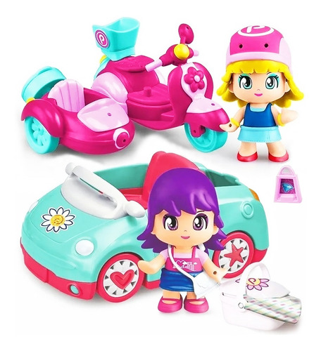 Imagen 3 de 6 de Pinypon Auto O Moto Figura Mix Is Max New Cod 15652 Bigshop