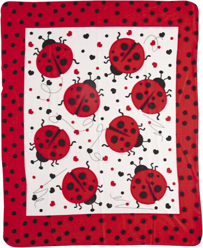 Wonders Ladybug Manta De Forro Polar - Funda De Edredón De L