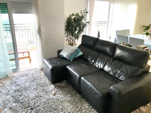 Imagem 3 de 14 de Apartamento Mobiliado 150m² 3 Suites 3 Vagas Vl Rosália