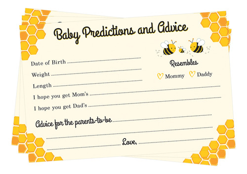 Predicciones Y Tarjetas De Asesoramiento De Bee Baby - 24 Re