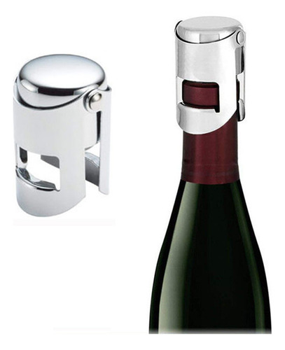 Botella De Vino Espumoso Con Tapón De Acero Inoxidable W 900