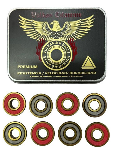 Baleros Vulkan 6 Balls De Titanium