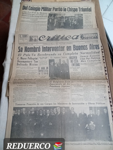 Diario Crítica Revolución 1930 * 9/9/1930 * Completo