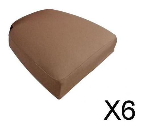 Imagen 1 de 5 de 6xstretch Funda De Asiento Para Silla De Comedor Para Bodas