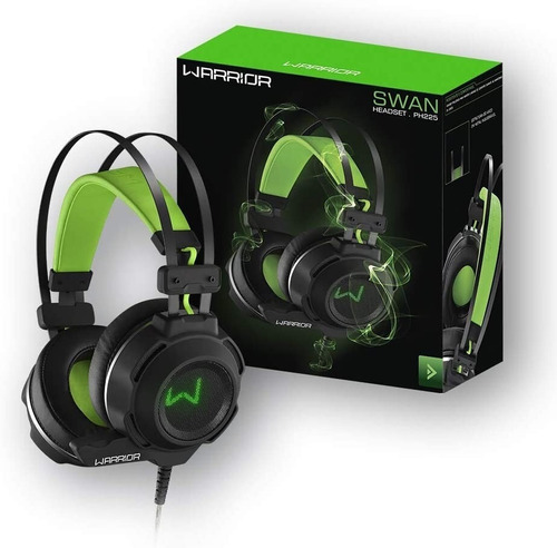 Fone De Ouvido Gamer Swan Warrior Pro C/ Led 100mw - Ph225