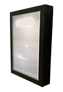 Espejo Madera Botiquin Luz Led 60x40 Cm Gabinete