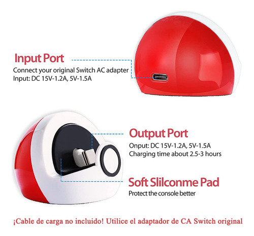 Soporte De Carga Para Nintendo Switch Portable Mini Charge D