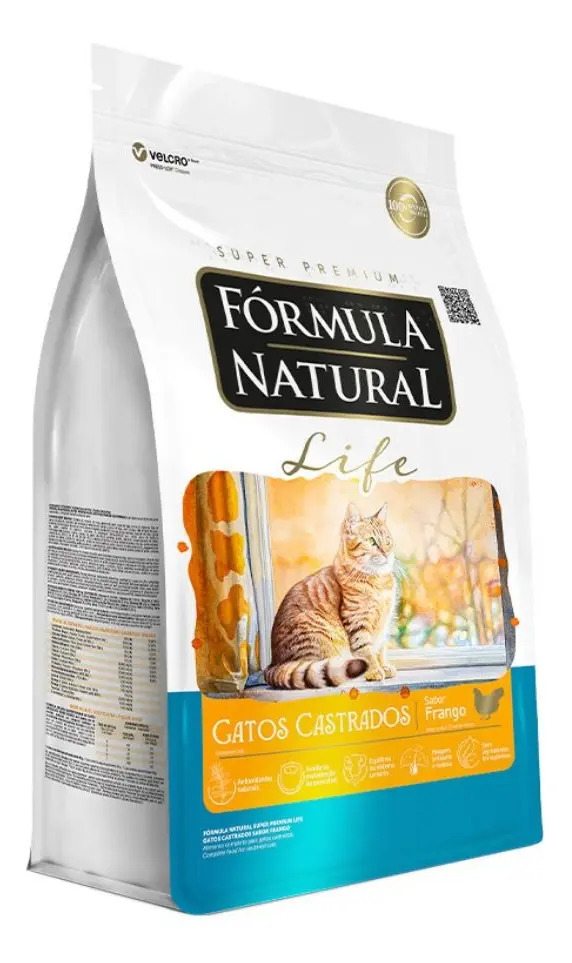 Ração Seca Adimax Formula Natural Premium Gato Castrado Frango 1kg