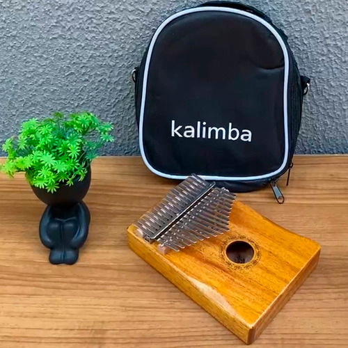 Imagem 2 de 4 de Kalimba Seven 17 Notas Skl-107 N C/ Bag