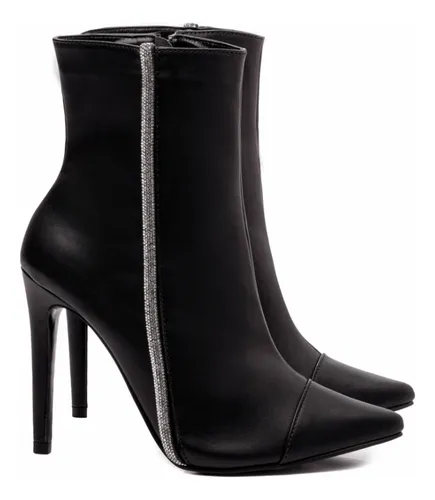 Bota bico hotsell fino salto