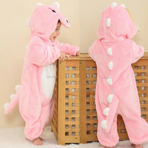 Pijama Para Bebés, Pijama De Una Pieza Con Capucha Para Bebé
